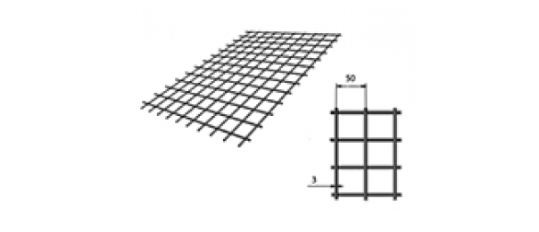 Сетка сварная (дорожная) 50х50х3мм 1х2м купить с доставкой в Оболенске